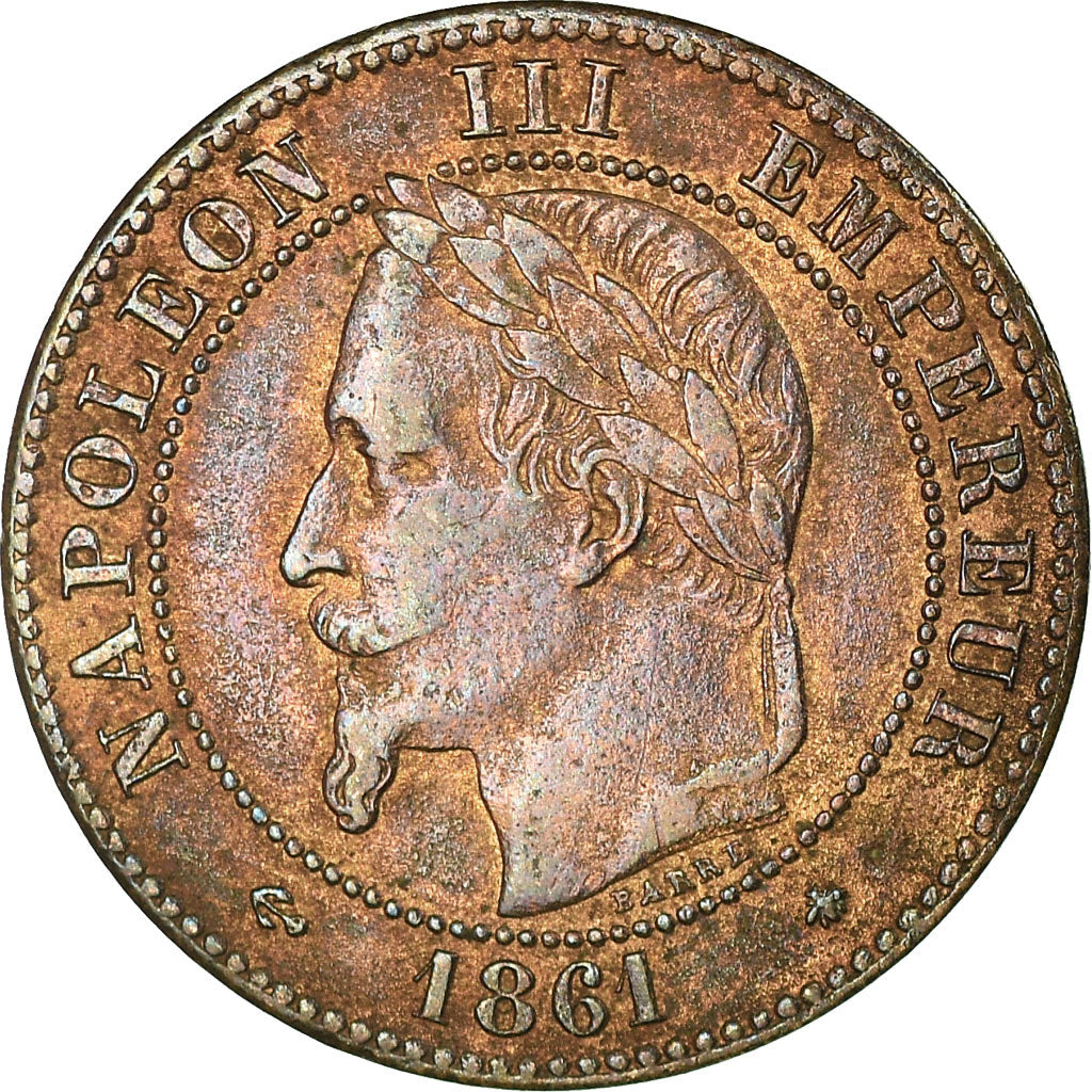 Münze, Frankreich, Napoleon III, Napoléon III, 2 Centimes, 1861, Paris, SS