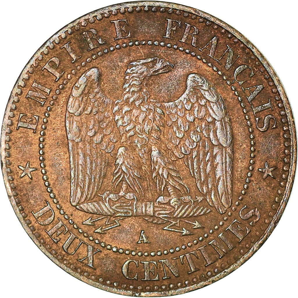 Münze, Frankreich, Napoleon III, Napoléon III, 2 Centimes, 1861, Paris, SS