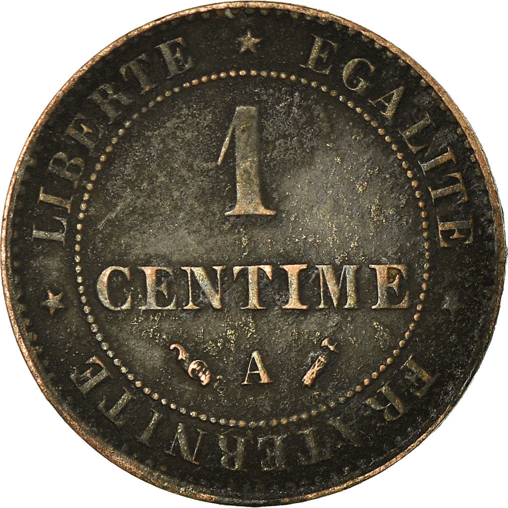 Coin, France, Cérès, Centime, 1891, Paris, VF(30-35), Bronze, KM:826.1