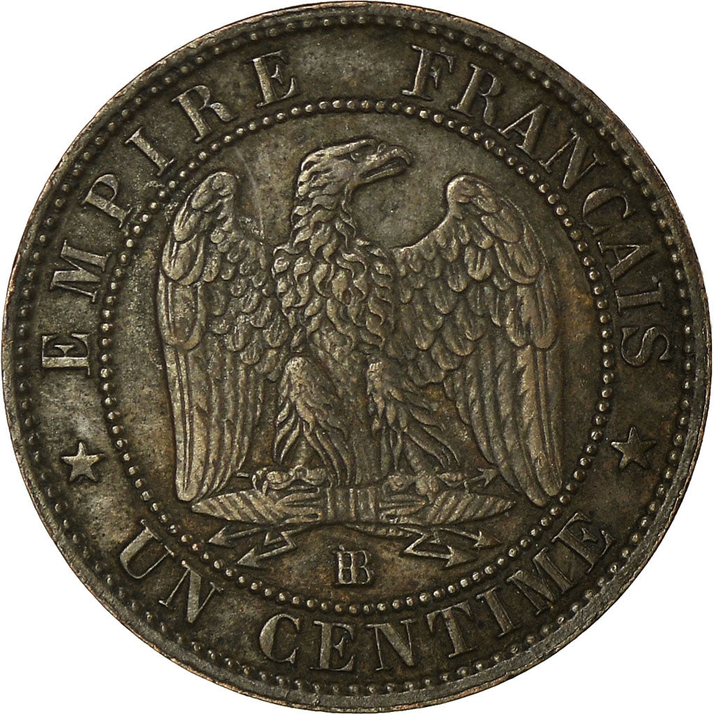 Munten, Frankrijk, Napoleon III, Napoléon III, Centime, 1862, Strasbourg, Large