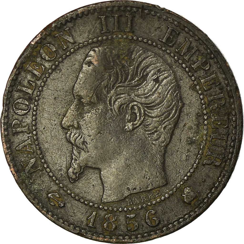 Munten, Frankrijk, Napoleon III, Napoléon III, Centime, 1856, Bordeaux, FR+