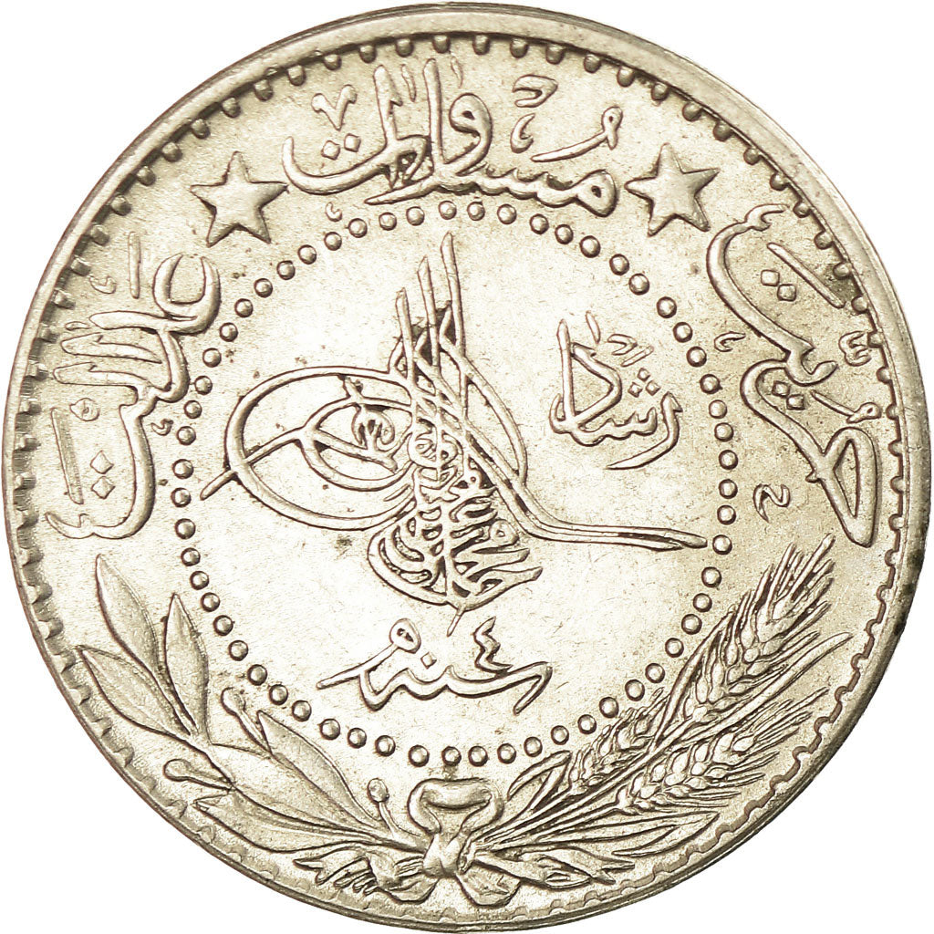Coin, Turkey, Muhammad V, 20 Para, 1912/AH1327/4, Qustantiniyah, AU(55-58)