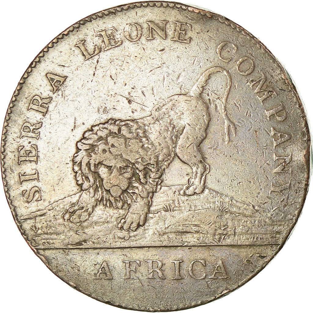 Münze, Sierra Leone, Penny, 1791, S+, Bronze, KM:2.1