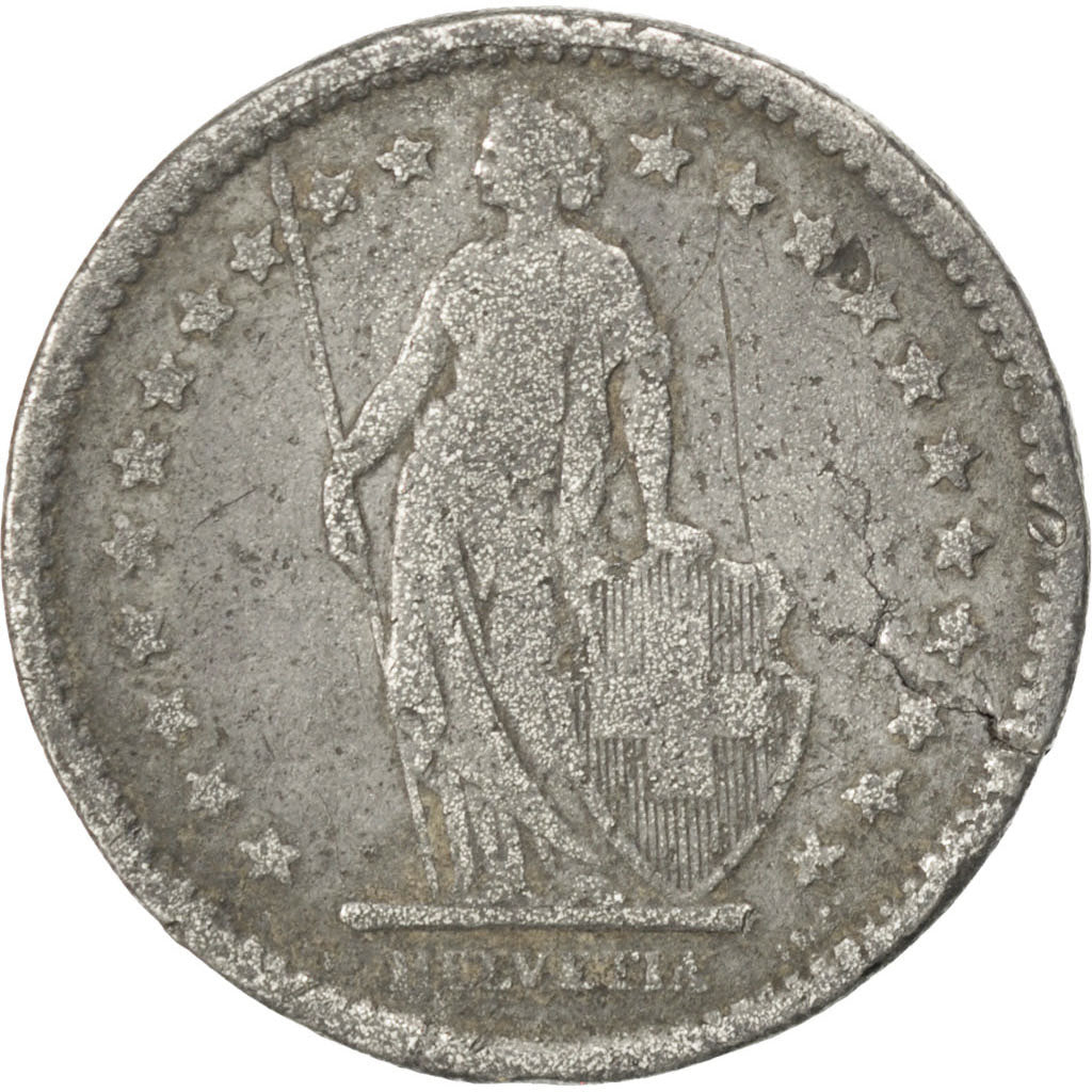 SWITZERLAND, 2 Francs, 1903, Bern, KM #21, F(12-15), Silver, 27.4, 7.17