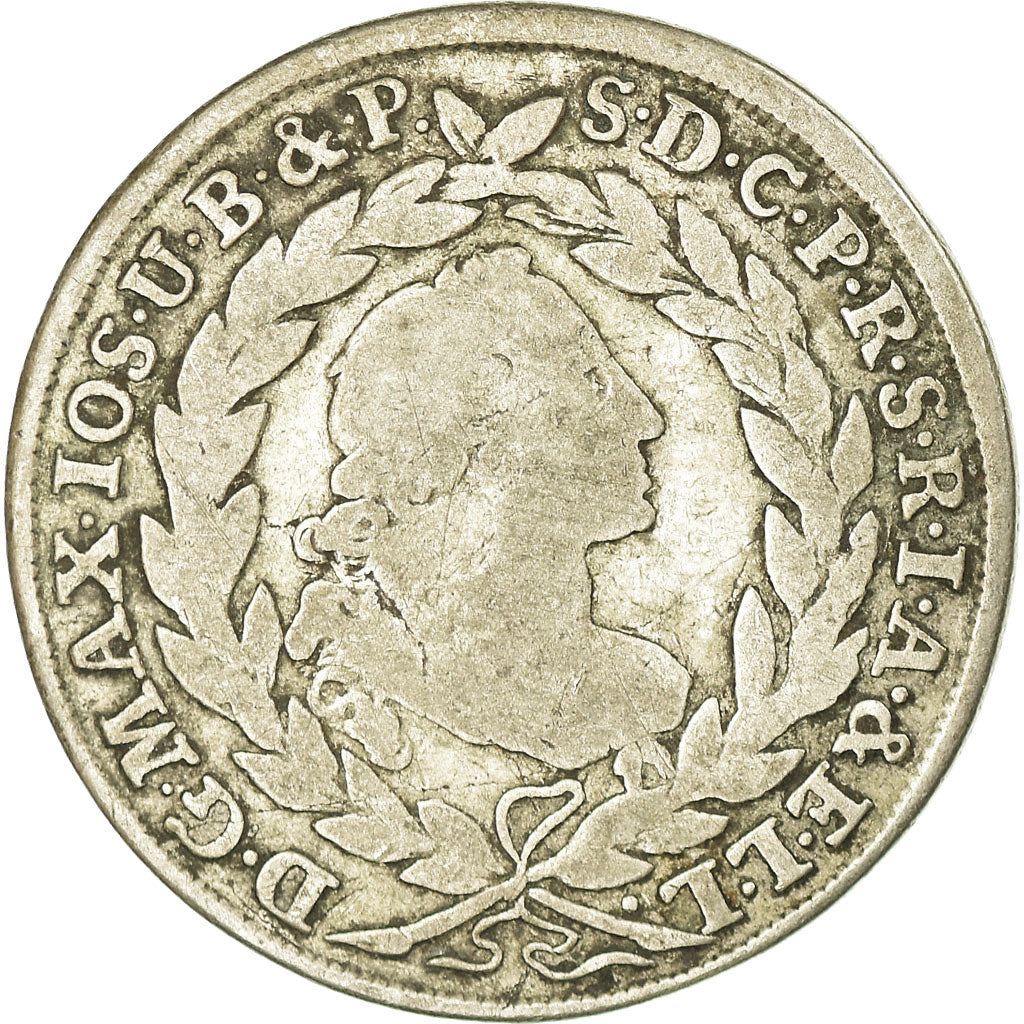 Monnaie, Etats allemands, BAVARIA, Maximilian III, Josef, 20 Kreuzer, 1763