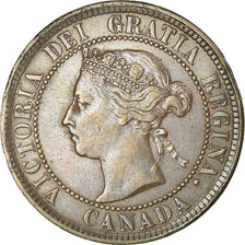 Coin, Canada, Victoria, Cent, 1884, Royal Canadian Mint, Ottawa, AU(55-58)