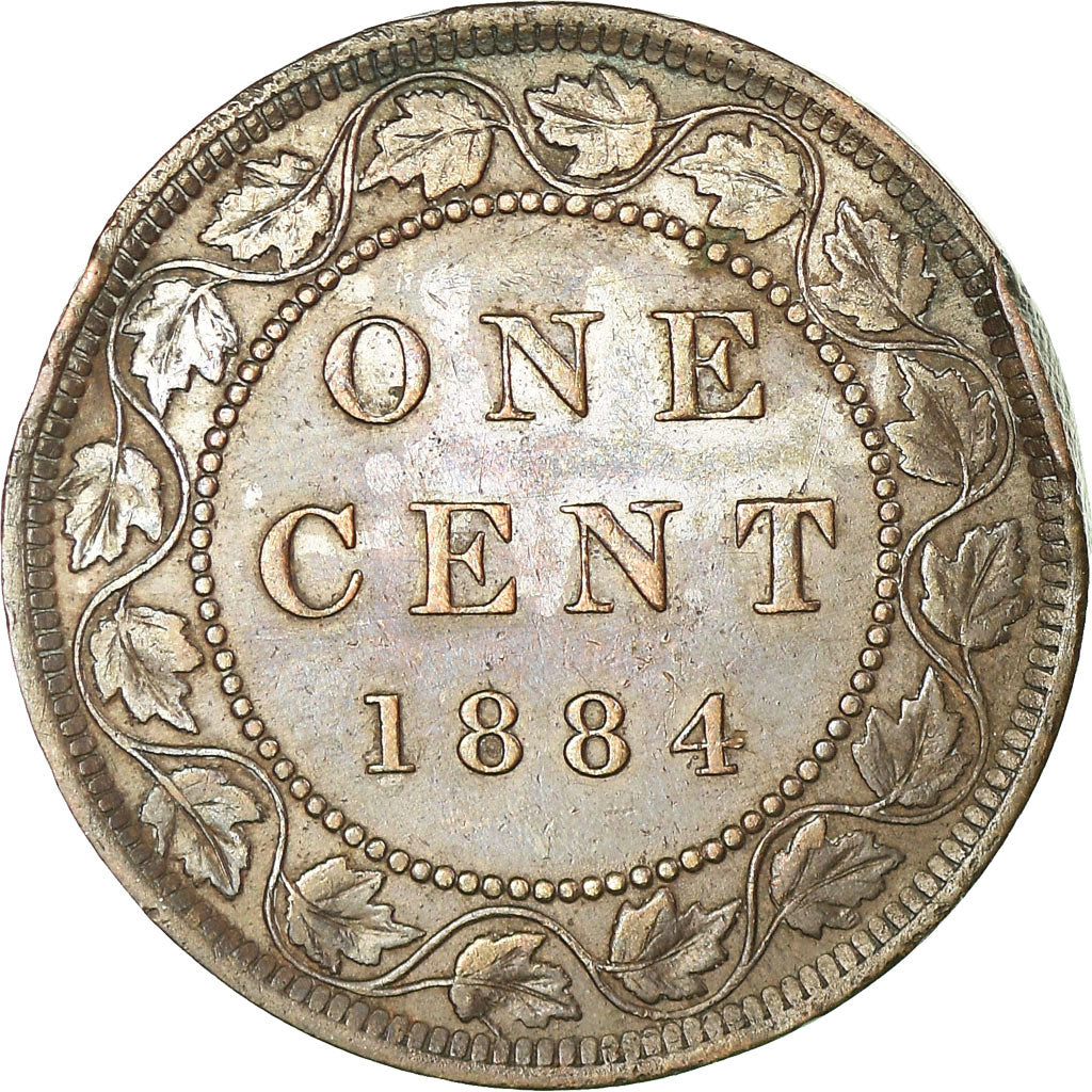 Coin, Canada, Victoria, Cent, 1884, Royal Canadian Mint, Ottawa, AU(55-58)