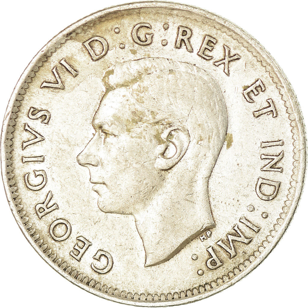 Coin, Canada, George VI, 25 Cents, 1942, Royal Canadian Mint, Ottawa, EF(40-45)