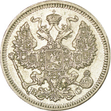 Coin, Russia, Nicholas II, 20 Kopeks, 1913, Saint-Petersburg, EF(40-45), Silver