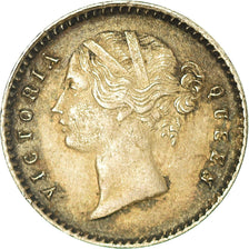 Coin, INDIA-BRITISH, Victoria, 2 Annas, 1841, Madras, EF(40-45), Silver