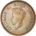 Moneta, INDIE BRYTYJSKIE, George VI, 1/4 Anna, 1939, EF(40-45), Bronze, KM:530