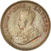 Moneda, INDIA BRITÁNICA, George V, 1/12 Anna, 1 Pie, 1919, MBC, Bronce, KM:509
