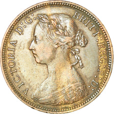 Coin, Great Britain, Victoria, 1/2 Penny, 1887, EF(40-45), Bronze, KM:754