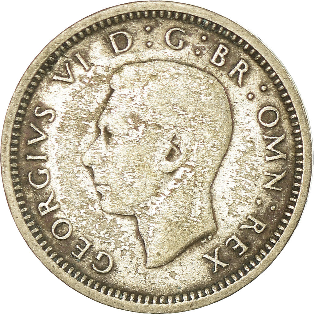 Coin, Great Britain, George VI, 3 Pence, 1942, VF(30-35), Silver, KM:848