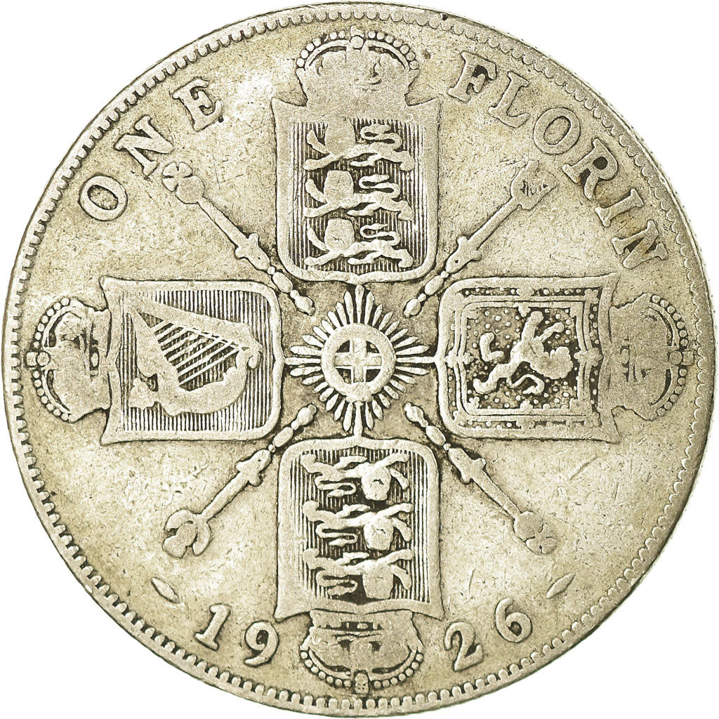 Coin, Great Britain, George V, Shilling, 1926, VF(20-25), Silver, KM:816a