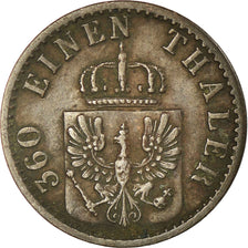 Münze, Deutsch Staaten, PRUSSIA, Wilhelm I, Pfennig, 1868, Frankfurt, SS