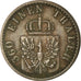 Münze, Deutsch Staaten, PRUSSIA, Wilhelm I, Pfennig, 1868, Frankfurt, SS