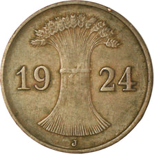 Monnaie, Allemagne, République de Weimar, Rentenpfennig, 1924, Hamburg, TTB