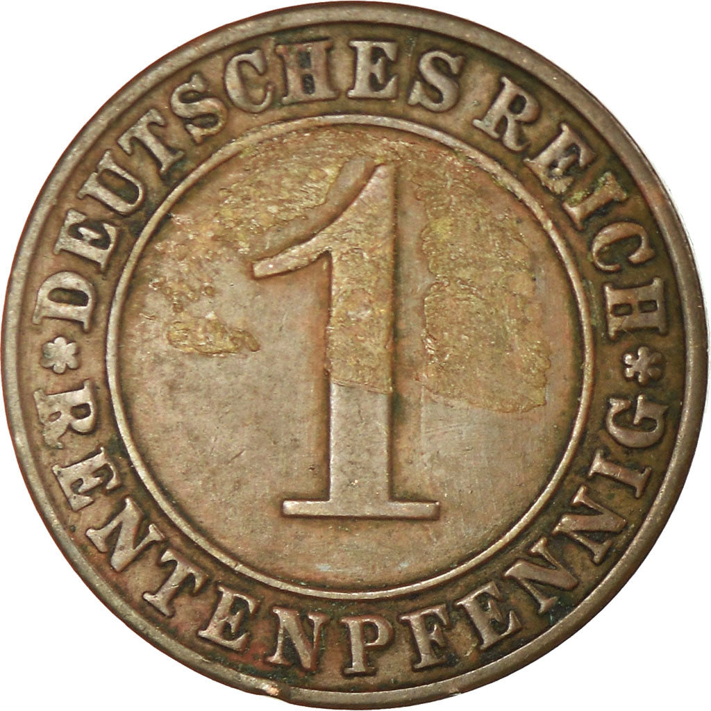 Monnaie, Allemagne, République de Weimar, Rentenpfennig, 1924, Hamburg, TTB