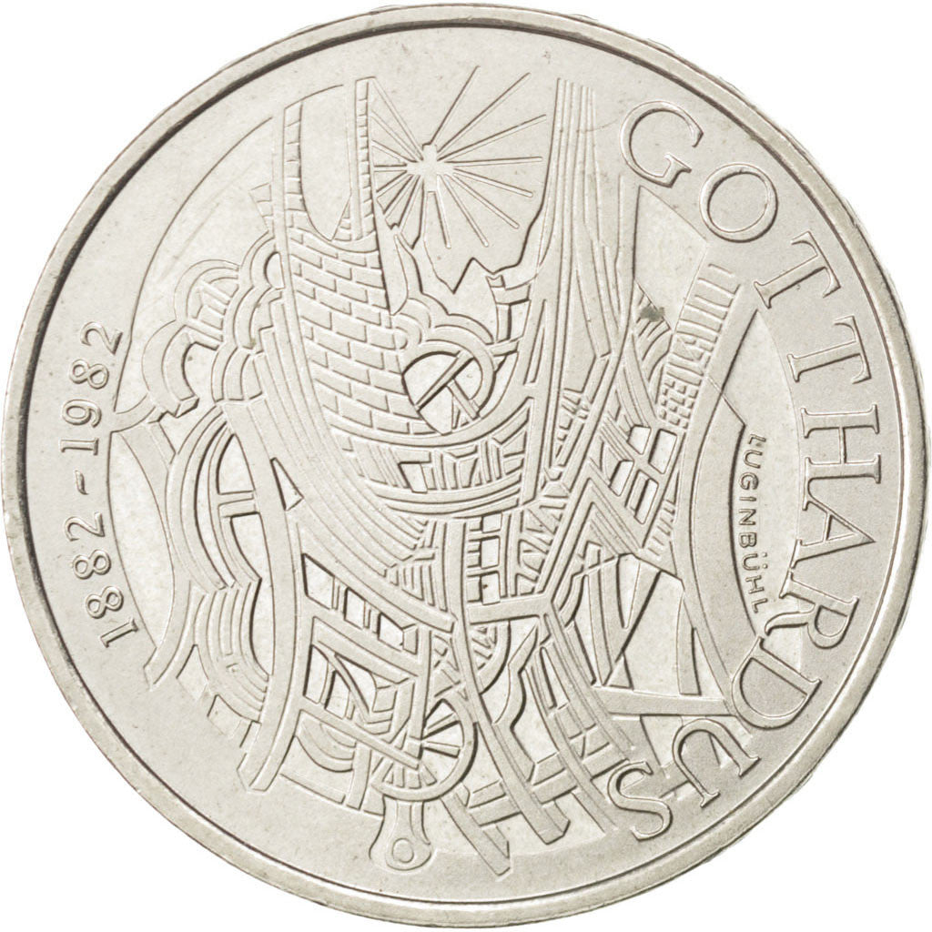 Svizzera, 5 Francs, 1982, SPL-, Rame-nichel, KM:61