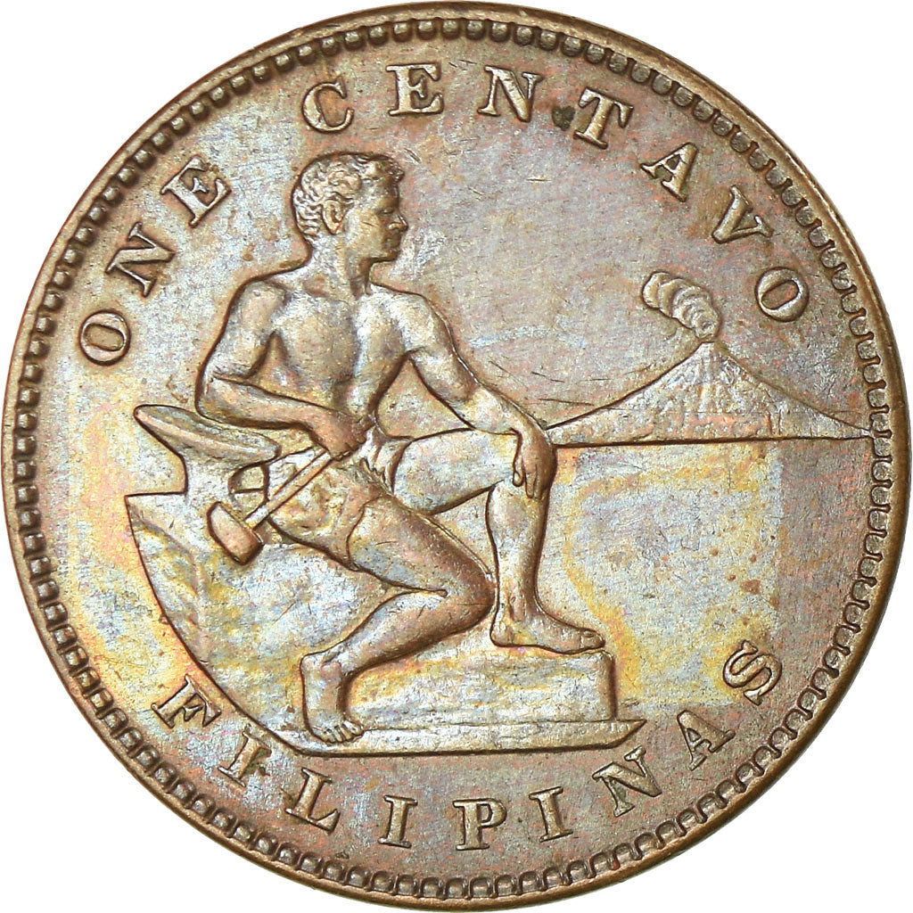Moneta, Filipiny, Centavo, 1926, AU(55-58), Bronze, KM:163