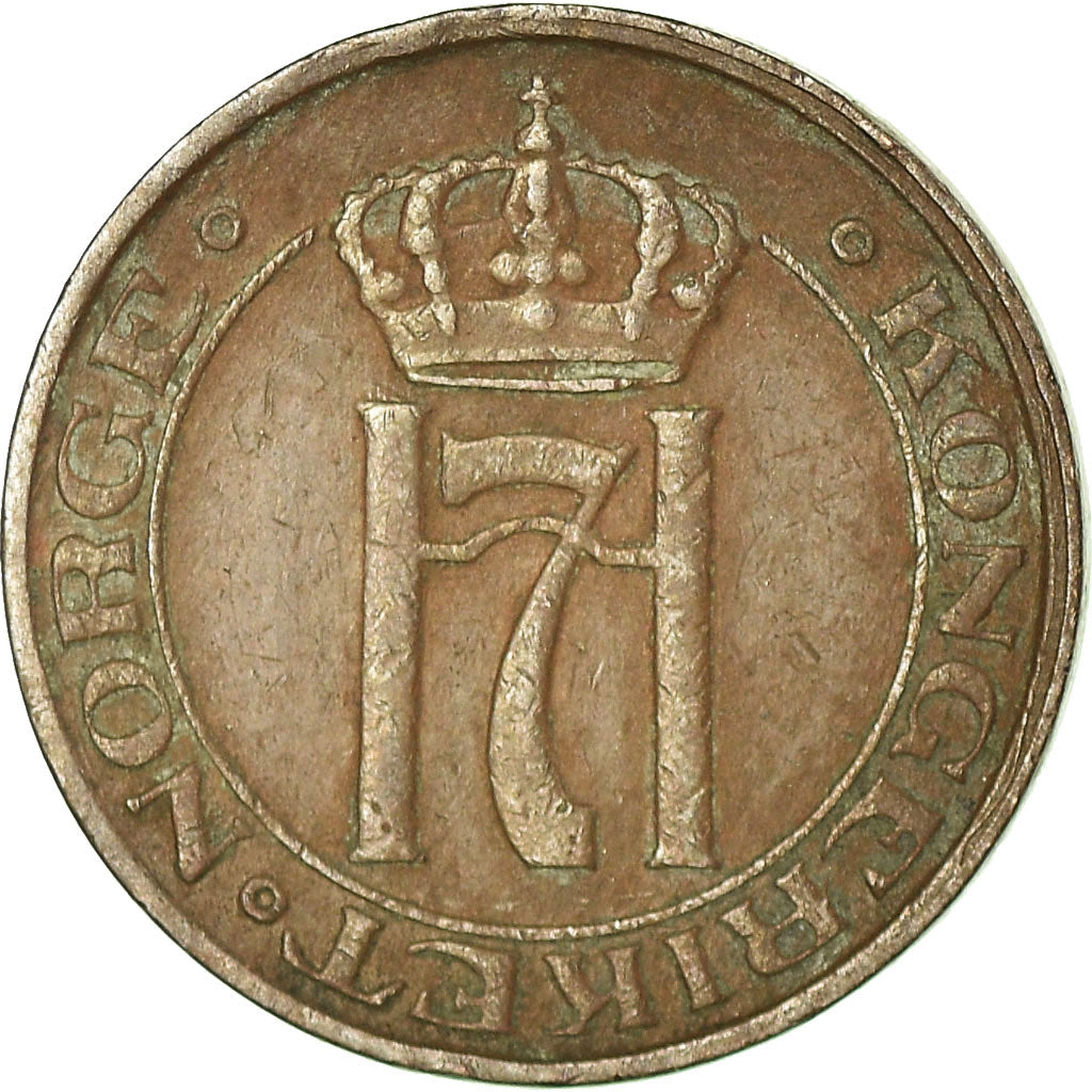 Coin, Norway, Haakon VII, Ore, 1928, EF(40-45), Bronze, KM:367