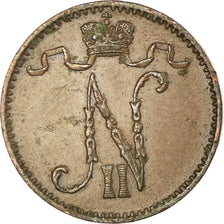 Moneta, Finlandia, Nicholas II, Penni, 1905, BB, Rame, KM:13
