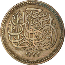 Coin, Egypt, Hussein Kamil, 1/2 Millieme, 1917/AH1335, EF(40-45), Bronze, KM:312
