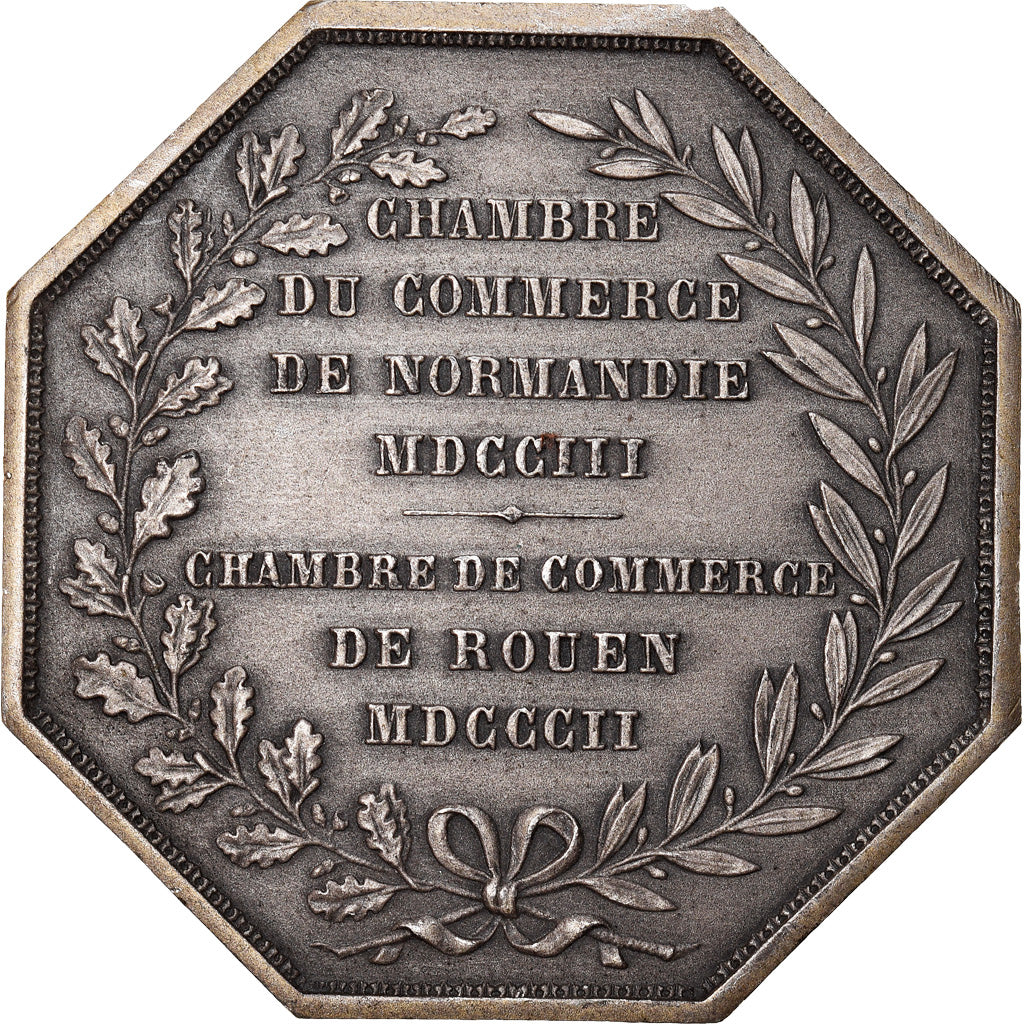 France, Token, Chambre de Commerce de Rouen, Business & industry, 1802, Lecomte