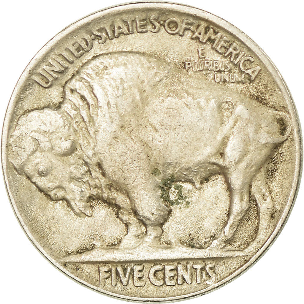 Monnaie, États-Unis, Buffalo Nickel, 5 Cents, 1918, U.S. Mint, Philadelphie