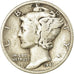 Coin, United States, Mercury Dime, Dime, 1941, U.S. Mint, San Francisco