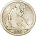 Coin, United States, Seated Liberty Dime, Dime, 1837, U.S. Mint, Philadelphia