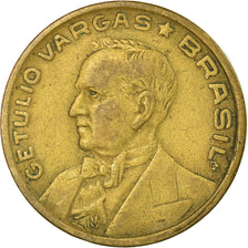 Münze, Brasilien, 50 Centavos, 1944, S+, Aluminum-Bronze, KM:557a