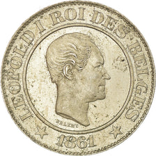 Coin, Belgium, Leopold I, 20 Centimes, 1861, EF(40-45), Copper-nickel, KM:20