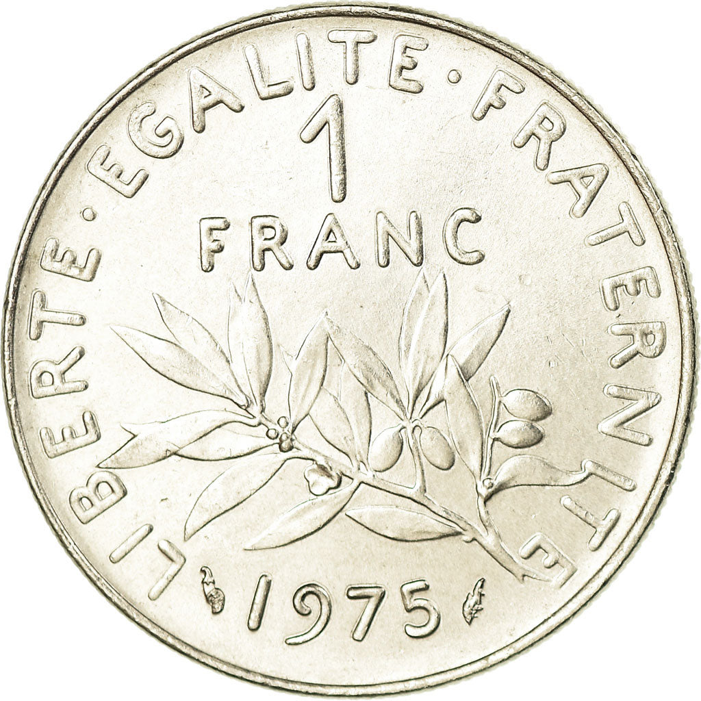 Monnaie, France, Semeuse, Franc, 1975, Paris, SUP, Nickel, KM:925.1