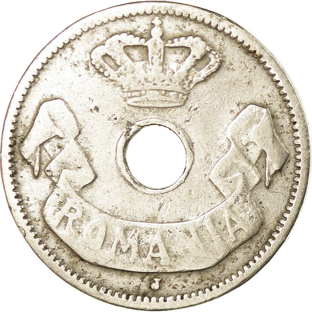 Coin, Romania, Carol I, 5 Bani, 1906, VF(30-35), Copper-nickel, KM:31