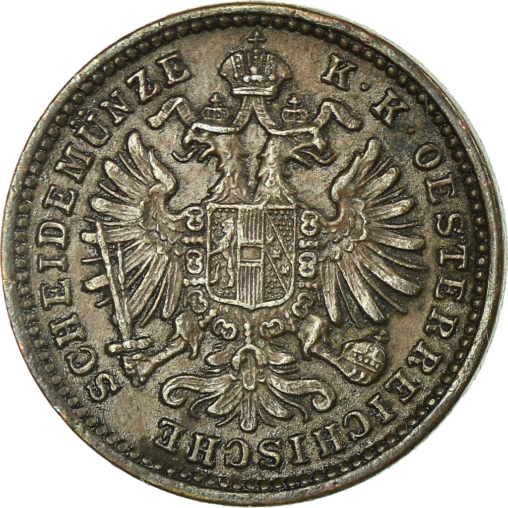 Münze, Österreich, Franz Joseph I, Kreuzer, 1885, SS, Kupfer, KM:2187