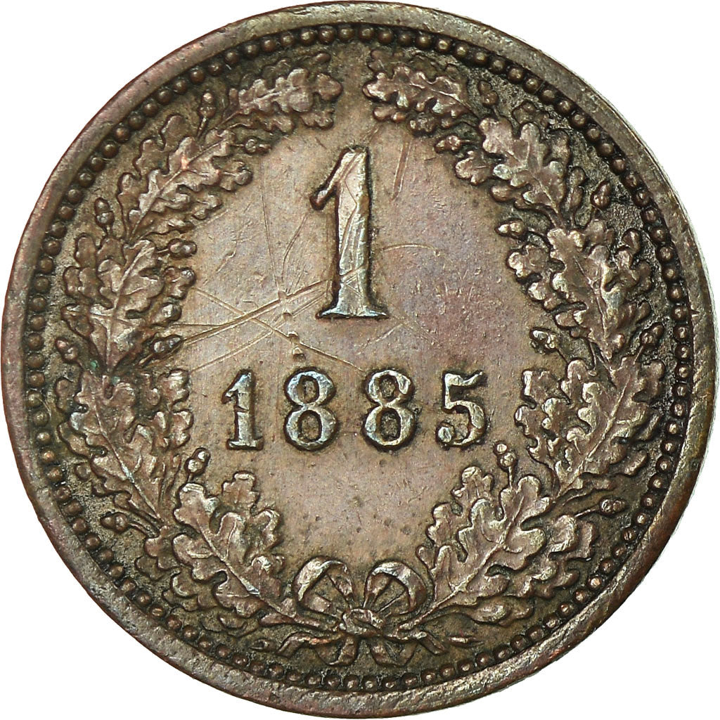Münze, Österreich, Franz Joseph I, Kreuzer, 1885, SS, Kupfer, KM:2187