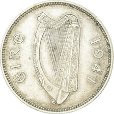 Coin, IRELAND REPUBLIC, Shilling, 1941, EF(40-45), Silver, KM:14