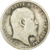 Coin, Great Britain, Edward VII, 3 Pence, 1902, VF(20-25), Silver, KM:797.1