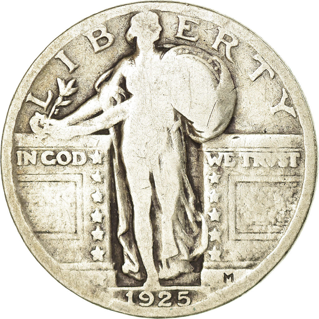 Coin, United States, Standing Liberty Quarter, Quarter, 1925, U.S. Mint