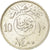 Munten, Saudi Arabië, UNITED KINGDOMS, 10 Halala, 2 Ghirsh, 1980/AH1400, FR+