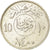 Moneda, Arabia Saudí, UNITED KINGDOMS, 10 Halala, 2 Ghirsh, 1980/AH1400, BC+
