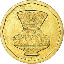 Coin, Egypt, 5 Piastres, 1992/AH1413, EF(40-45), Brass, KM:731