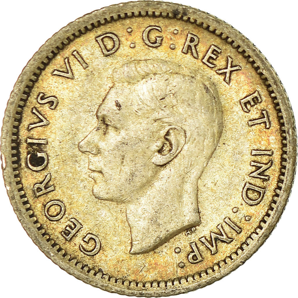 Moneta, Canada, George VI, 10 Cents, 1940, Royal Canadian Mint, Ottawa, BB