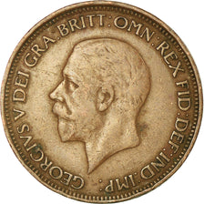 Münze, Großbritannien, George V, 1/2 Penny, 1929, S+, Bronze, KM:837
