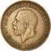 Münze, Großbritannien, George V, 1/2 Penny, 1929, S+, Bronze, KM:837