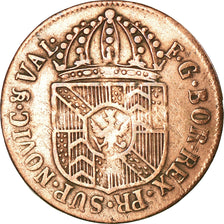 Coin, SWISS CANTONS, NEUCHATEL, 1/2 Batzen, 1790, Neuenburg, VF(30-35), Billon