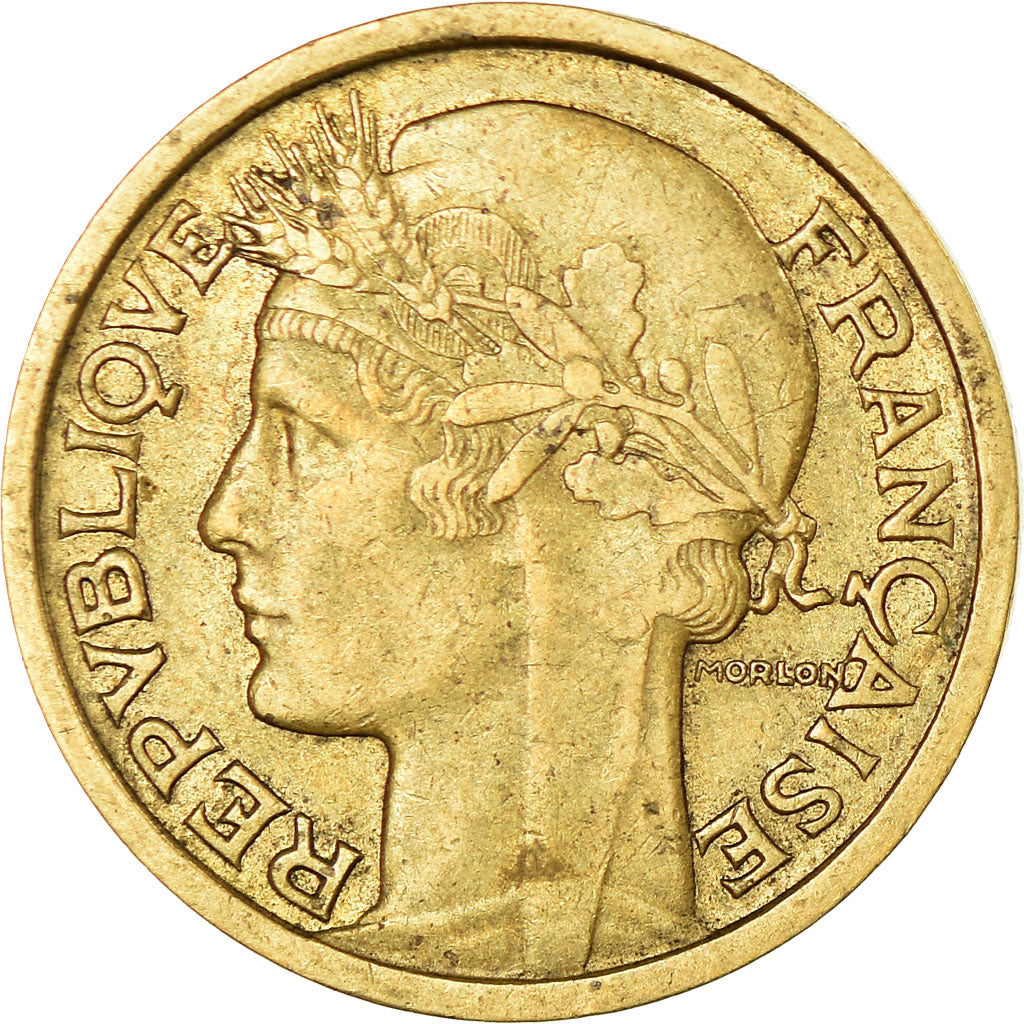 Monnaie, France, Morlon, Franc, 1935, Paris, TB+, Aluminum-Bronze, Gadoury:470