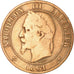 Coin, France, Napoleon III, Napoléon III, 10 Centimes, 1861, Strasbourg